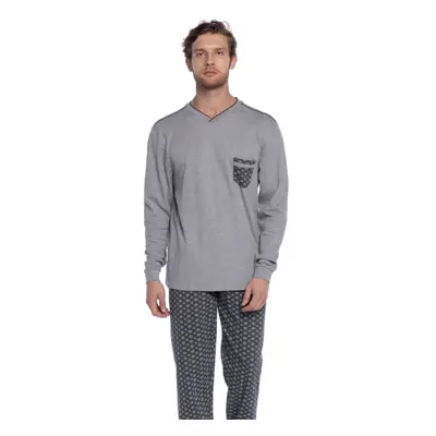 OLIVER férfi pizsama 3XL Szürke / Grey