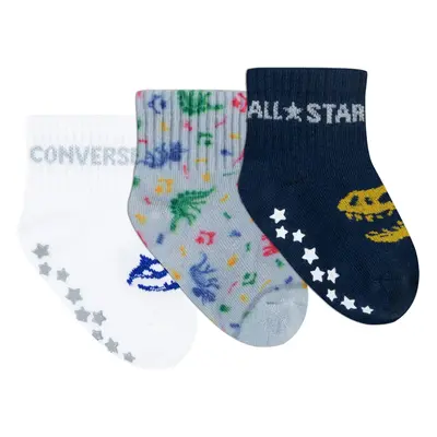 Converse dinos 3pk gripper socks