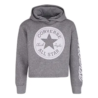 Converse chuck patch cropped hoodie