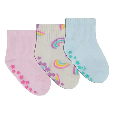 Converse rainbows 3pk gripper socks