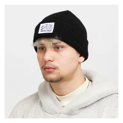 Santa Cruz Beach Bum Label Beanie Black