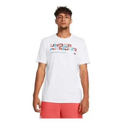 UNDER ARMOUR UA Colorblock Wordmark SS-WHT