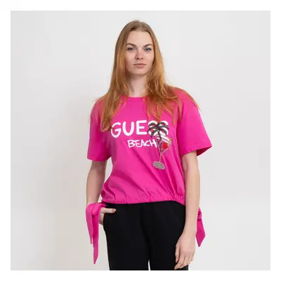 Guess ss nodo crop tee