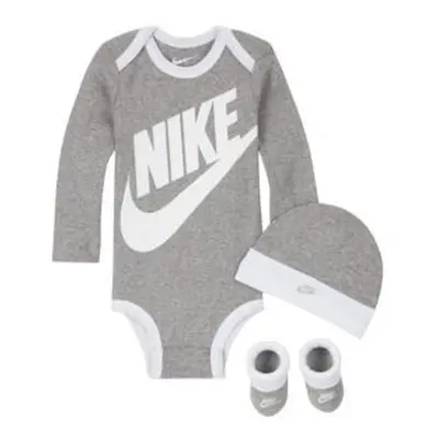 Nike futura logo ls hat / bodysuit / bootie 3pc