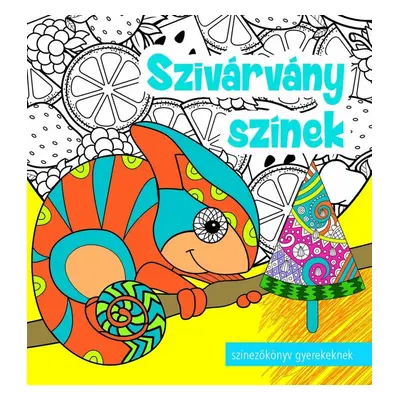 Szivárvány színek - Gyerek - felnőtt kifestő - ÚJ