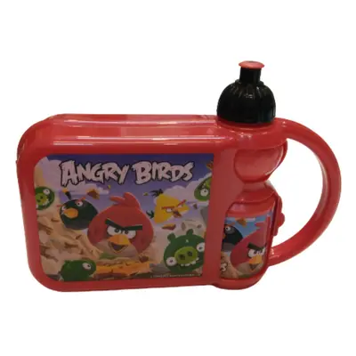 Piros uzsonnásdoboz kulaccsal - Angry Birds - ÚJ