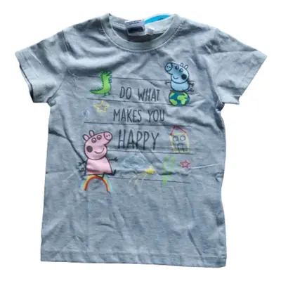 92-es szürke unisex póló - Peppa Pig - Peppa Malac - ÚJ