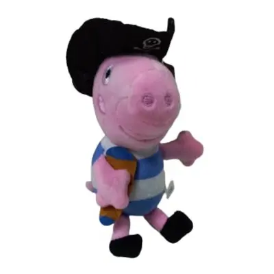 15 cm-es plüss kalóz George - Peppa Pig - Peppa Malac - ÚJ