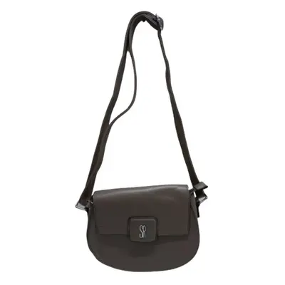 Barnásszürke női táska, ridikül, crossbody (műbőr) - ÚJ