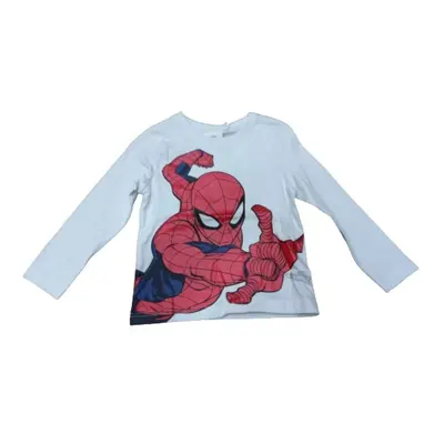 98-as fehér pamutfelső - Pókember, Spiderman - ÚJ