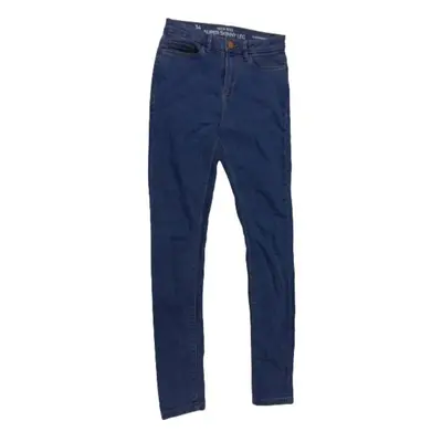 Női 34-es (XS) kék farmernadrág, High Rise Super Skinny Leg - C&A