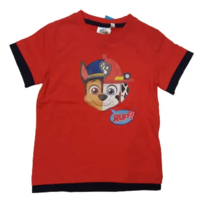 98-as piros fiú póló - Paw Patrol - Mancs Őrjárat - ÚJ