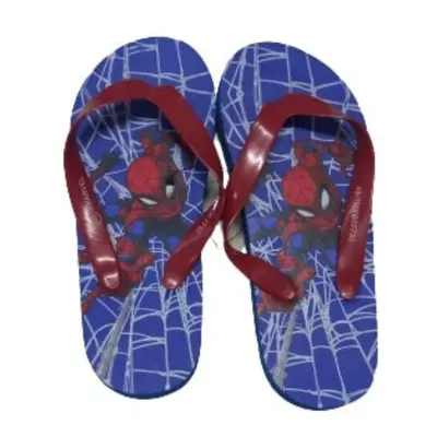 30-31-es kék-piros flip-flop papucs - Spiderman - Pókember - ÚJ