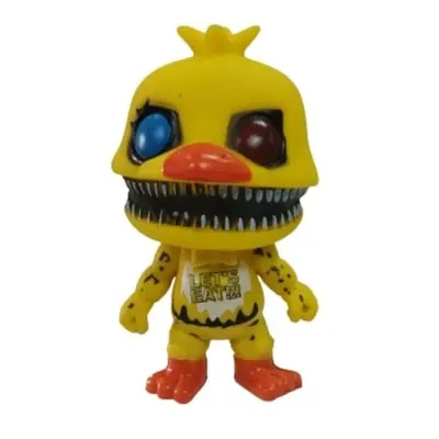 15 cm-es sárga műanyag figura, gonosz csirke - FNAF- Five Nights at Freddy’s - ÚJ