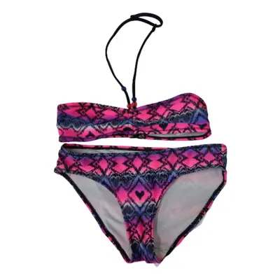 146-152-es pink-kék-fekete bikini - H&M