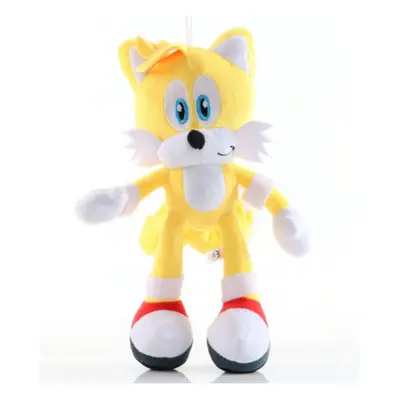 28 cm-es sárga plüss figura - Sonic - ÚJ