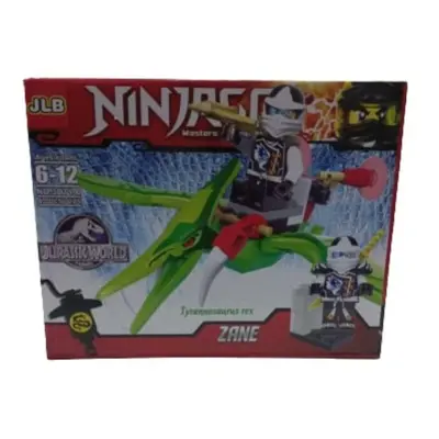 Dinós lego-kompatibilis építő játék Zane - Ninjago - ÚJ