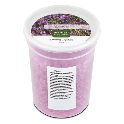 Natural Product - Fürdőkristály - Levendula, 500 g - ÚJ