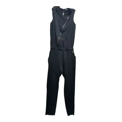 Női S-es fekete ujjatlan elegáns playsuit - Amnesia