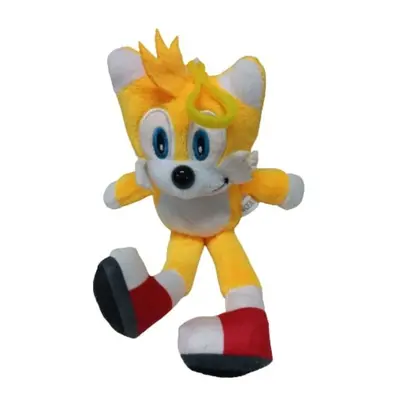 18 cm-es sárga plüss figura - Sonic - ÚJ