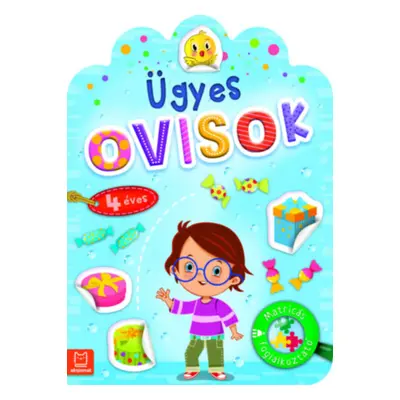 Matricás foglalkoztató - Ügyes ovisok - 4 éves - ÚJ