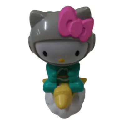 Műanyag Hello Kitty figura űrhajóval