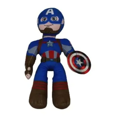 31 cm-es plüss Amerika kapitány hajtogatható végtagokkal - Captain Amerika - Marvel