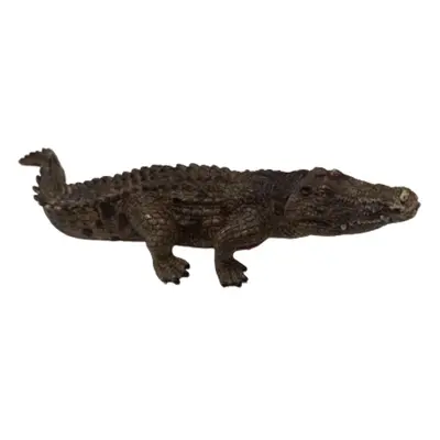 18 cm-es barna krokodil - Schleich - ÚJ