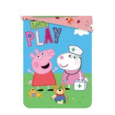 Peppa Pig paplanhuzat, gyerek méret 140×200 cm - ÚJ