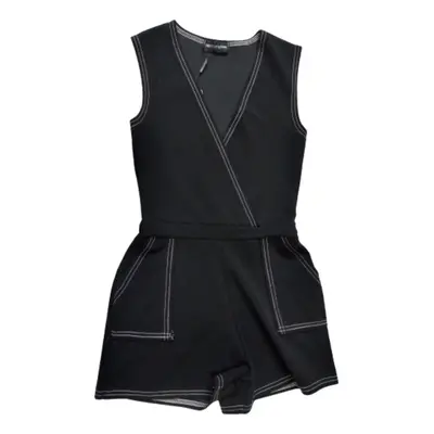 Női XS-S-es fekete playsuit - Pretty Little Thing - ÚJ