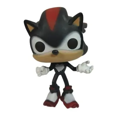 15 cm-es fekete műanyag figura - Shadow - Sonic - ÚJ