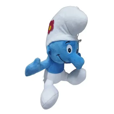 Plüss figura virágos sapkában - Hupikék Törpikék - The Smurfs - ÚJ