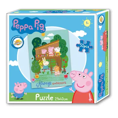 50 db-os puzzle, kirakó - Peppa malac - Peppa Pig - ÚJ