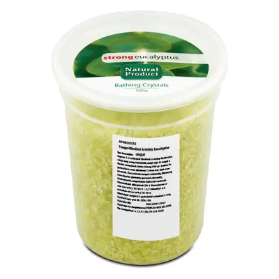 Natural Product - Fürdőkristály - Eukaliptusz - Eucalyptus, 500 g - ÚJ