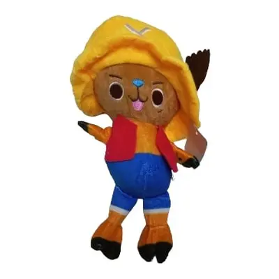 Sárga kalapos plüss anime figura - Chopper - One Piece - ÚJ