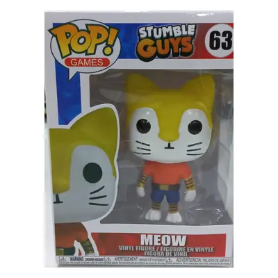 Sáraga műanyag figura - Meow - Stumble Guys - ÚJ