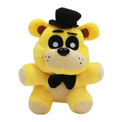 20 cm-es sárga plüss maci, medve, Freddy Fazbear - FNAF- Five Nights at Freddy’s - ÚJ