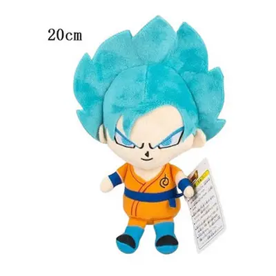 Türkiz hajú plüss figura - 20 cm - Dragon Ball - ÚJ