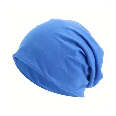 Középkék beanie sapka, unisex, felnőtt méret - ÚJ