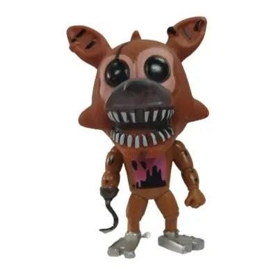 15 cm-es barna műanyag figura, kampós kezű róka - FNAF- Five Nights at Freddy’s - ÚJ