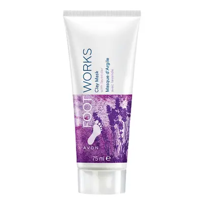 Footworks levendulás agyagos lábpakolás 75 ml - Avon - ÚJ