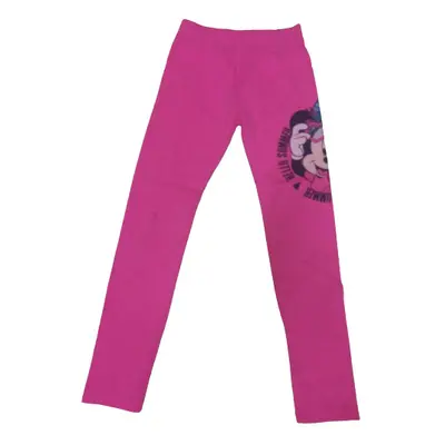 122-es pink leggings - Mickey & Minnie (kicsit fakóbb a mintája és kis folt a térdén)