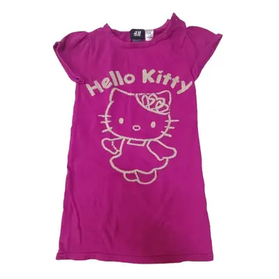 110-116-es pink kötött ruha - Hello Kitty - H&M