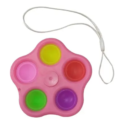 Pop-it és fidget spinner egyben - rózsaszín, kis méretű - ÚJ