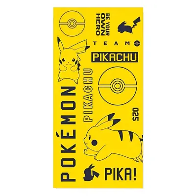 Pokémon Pika fürdőlepedő, strand törölköző 70x140cm