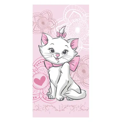 Disney Marie Aristocat fürdőlepedő, strand törölköző 70x140cm