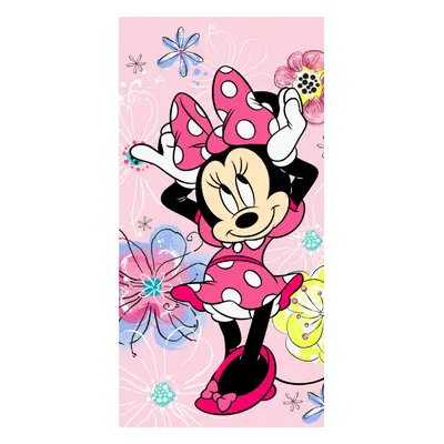 Disney Minnie Pink Bow fürdőlepedő, strand törölköző 70*140cm