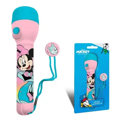 Disney Minnie Mermaid elemlámpa, zseblámpa 21 cm