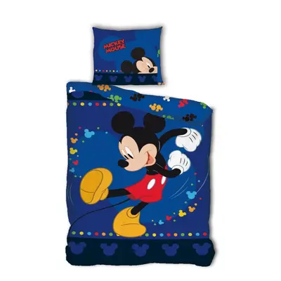 Disney Mickey Steps ágyneműhuzat 140×200cm, 63×63 cm microfibre