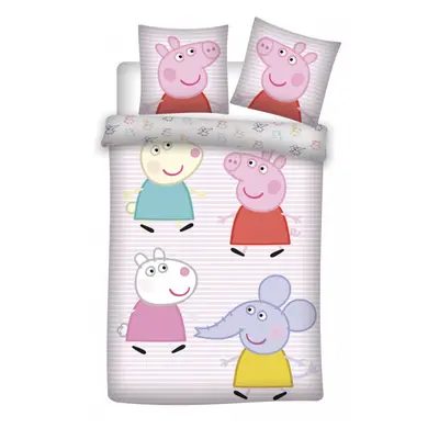 Peppa malac Little Friends gyerek ágyneműhuzat 100×135cm, 40×60 cm